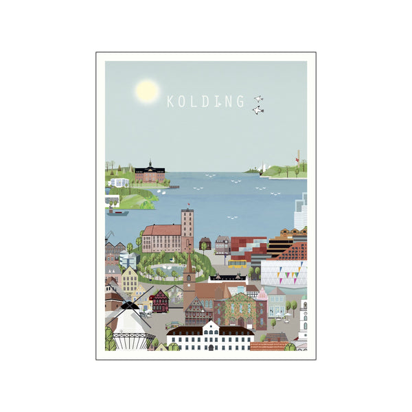 Kolding — Art print by Lydia Wienberg from Poster & Frame