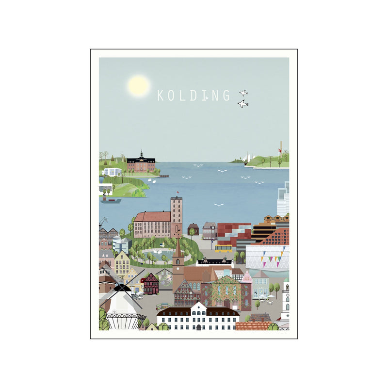 Kolding — Art print by Lydia Wienberg from Poster & Frame