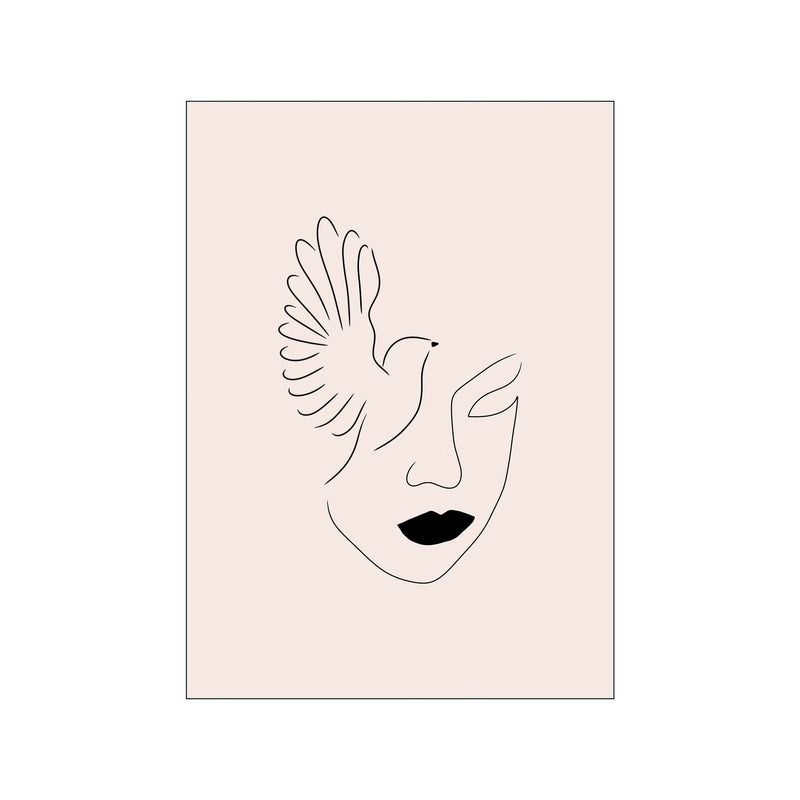 Lady Bird — Art print by Shatha Al Dafai from Poster & Frame