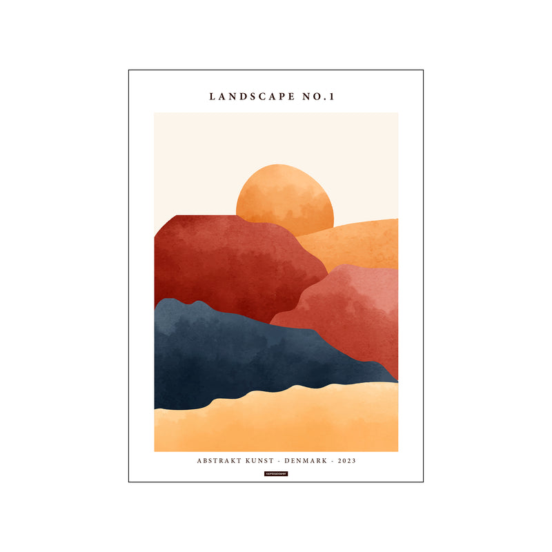 Landscape No.1 — Art print by KASPERBENJAMIN from Poster & Frame