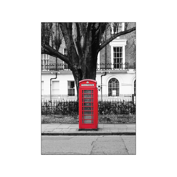 London Telephone Box — Art print by PLAKATfar from Poster & Frame