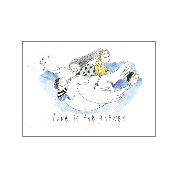 Love is the answer — Art print by Sidsel Brix from Poster & Frame