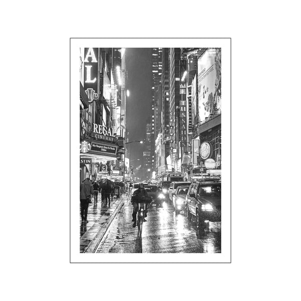 Manhattan Rain — Art print by PLAKATfar from Poster & Frame