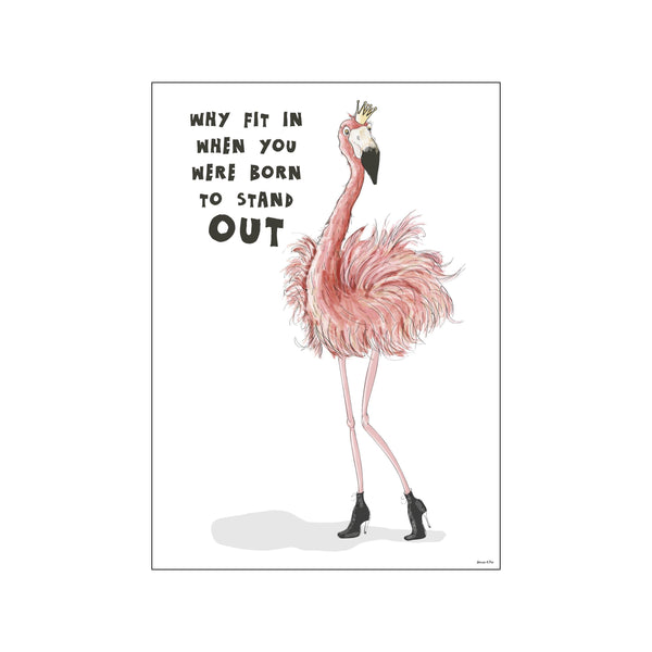 Flamingo — Art print by Mouse & Pen from Poster & Frame