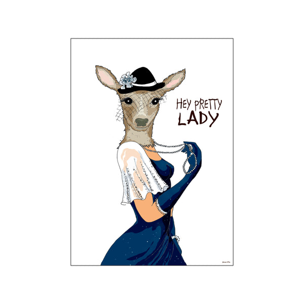 Mrs.deer — Art print by Mouse & Pen from Poster & Frame