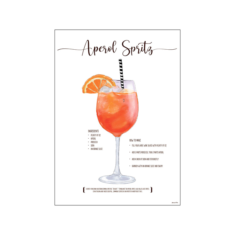 Aperol — Art print by Mouse & Pen from Poster & Frame