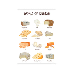 World of cheese — Art print by Mouse & Pen from Poster & Frame