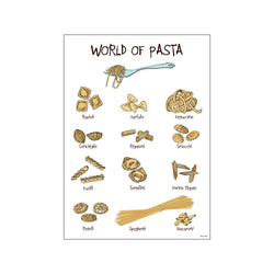 World of pasta — Art print by Mouse & Pen from Poster & Frame