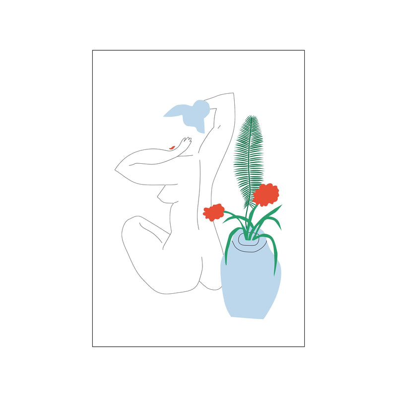 Nude with a vase — Art print by Wonderful Warehouse from Poster & Frame