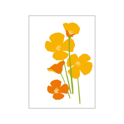 Orange flowers — Art print by Wonderful Warehouse from Poster & Frame