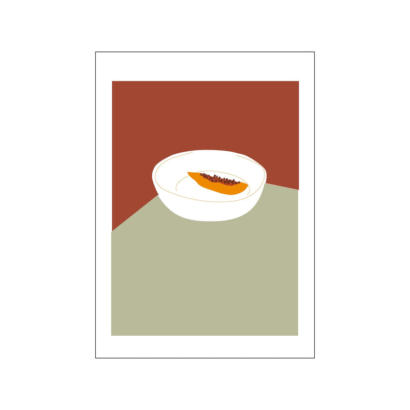 Papya slice — Art print by Wonderful Warehouse from Poster & Frame