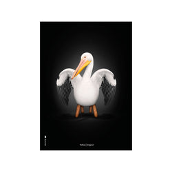 Pelikan Sort — Art print by Brainchild from Poster & Frame