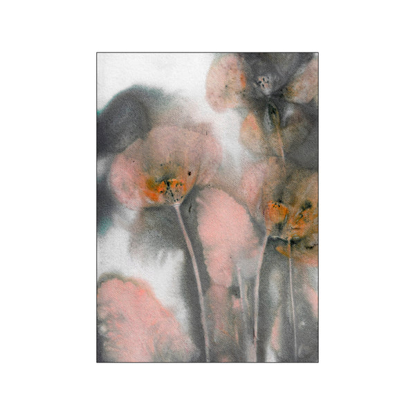 Poppy Salmon/Grey — Art print by Pernille Folcarelli from Poster & Frame