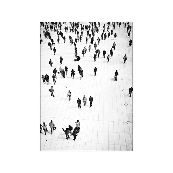 Sea of People — Art print by PLAKATfar from Poster & Frame