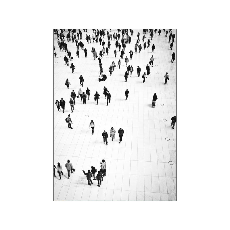 Sea of People — Art print by PLAKATfar from Poster & Frame
