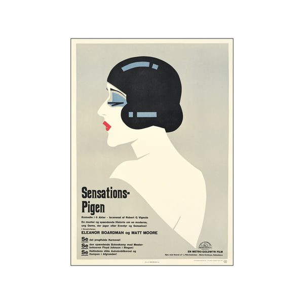Sensationspigen — Art print by Dansk Plakatkunst from Poster & Frame