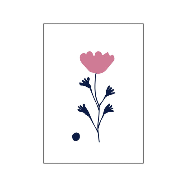 Simple pink flower — Art print by Wonderful Warehouse from Poster & Frame
