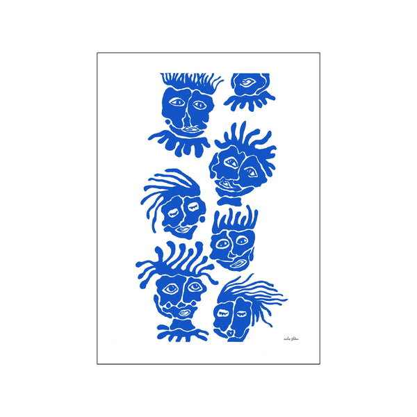 Sons & daughters no1 - blue — Art print by By Emilie Toldam from Poster & Frame