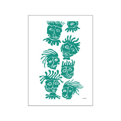 Sons & daughters no1 - green — Art print by By Emilie Toldam from Poster & Frame