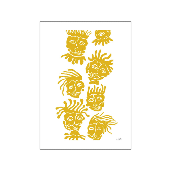 Sons & daughters no1 - yellow — Art print by By Emilie Toldam from Poster & Frame