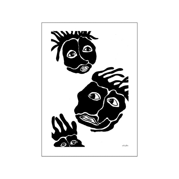 Sons & daughters no2 - black — Art print by By Emilie Toldam from Poster & Frame