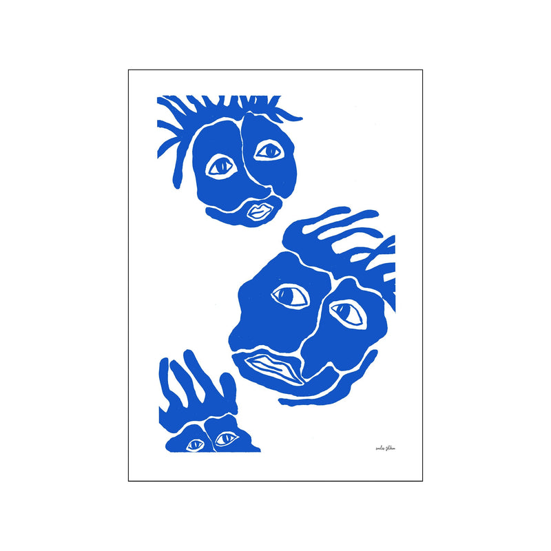 Sons & daughters no2 - blue — Art print by By Emilie Toldam from Poster & Frame