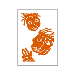 Sons & daughters no2 - orange — Art print by By Emilie Toldam from Poster & Frame