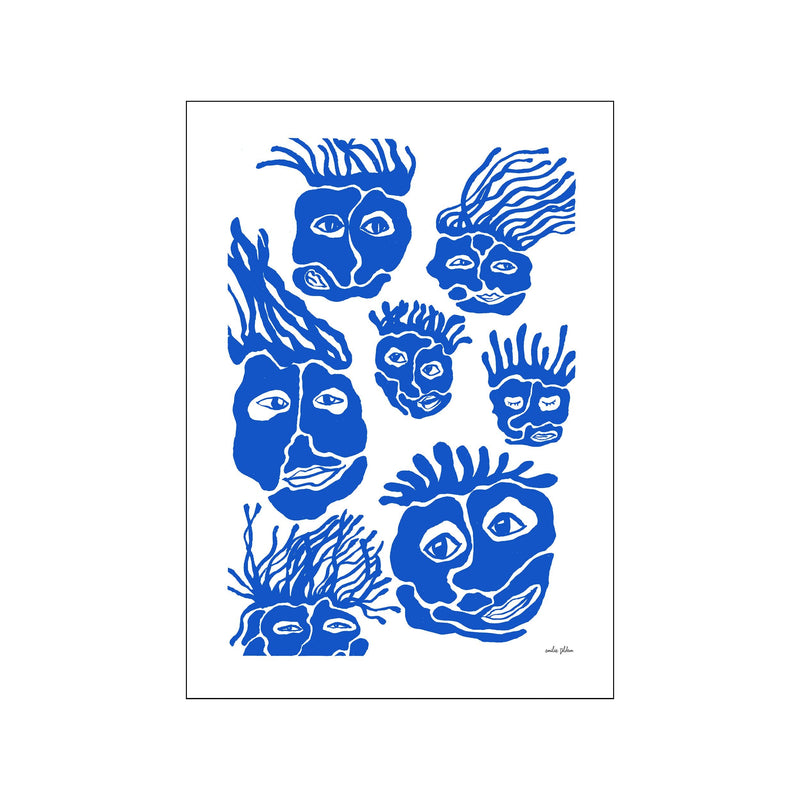Sons & daughters no3 - blue — Art print by By Emilie Toldam from Poster & Frame