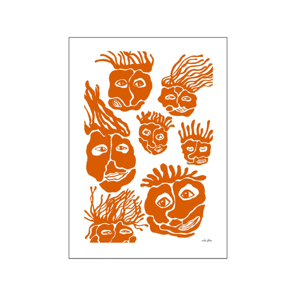 Sons & daughters no3 - orange — Art print by By Emilie Toldam from Poster & Frame