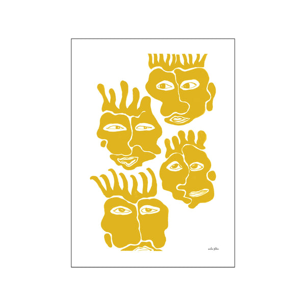 Sons & daughters no5 - yellow — Art print by By Emilie Toldam from Poster & Frame