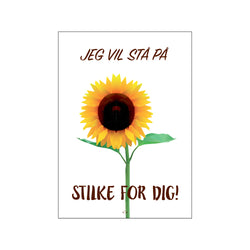 Stå på stilke — Art print by Citatplakat from Poster & Frame