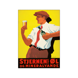 Stjernens Øl — Art print by Dansk Plakatkunst from Poster & Frame
