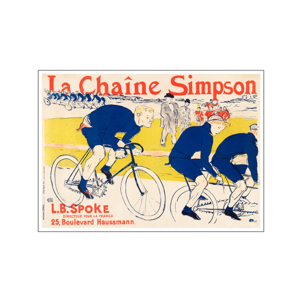 Toulouse Lautrec "Chaine Simpson" — Art print by PLAKATfar from Poster & Frame