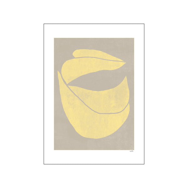 Twined 04 yellow — Art print by Moe Made It from Poster & Frame