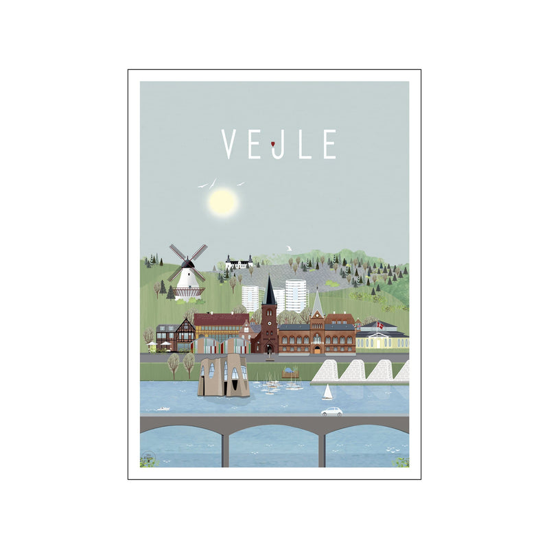 Vejle — Art print by Lydia Wienberg from Poster & Frame