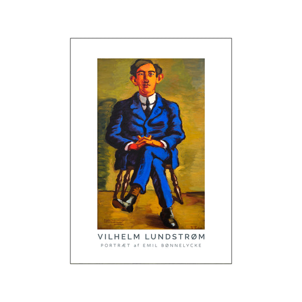 Vilhelm Lundstrøm "Portræt af Emil Bønnelycke" — Art print by PLAKATfar from Poster & Frame