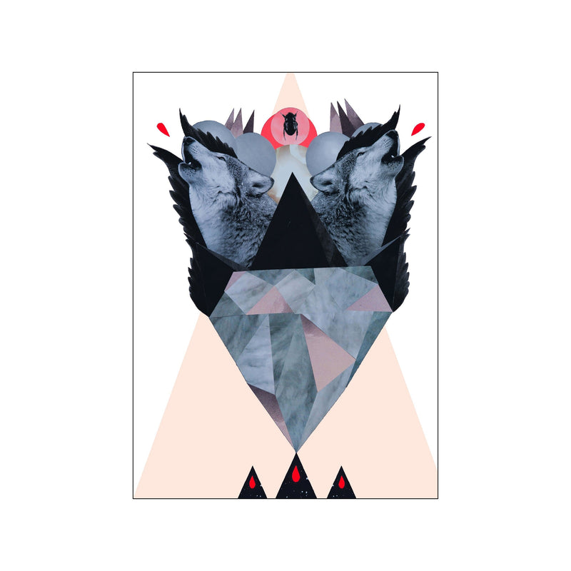 Wolf Scream — Art print by Marie Willumsen from Poster & Frame