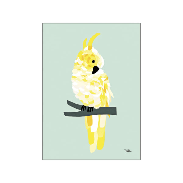 Yellow cockatoo — Art print by Michelle Carlslund - Kids from Poster & Frame